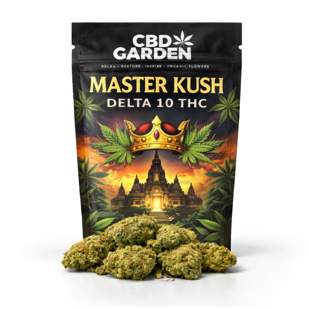 Fleur Master Kush Delta-10 THC 50% dense et intense