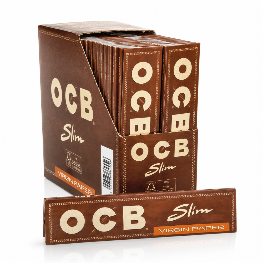 OCB Virgin Slim x32 disponibles sur CBD GARDEN, boutique spécialisée en CBD et accessoires fumeurs premium.
