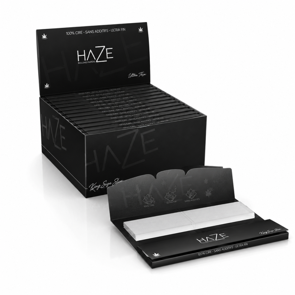 HAZE Feuille à rouler King Size + Tips