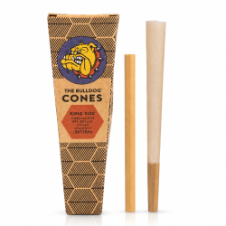 THE BULLDOG Cones Préroulés Unbleached x3
