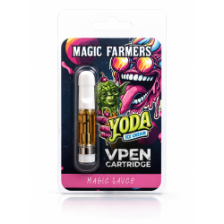 La Cartouche Magic Sauce Yoda : tout le goût de notre Fleur de CBD best-seller, en format vape.