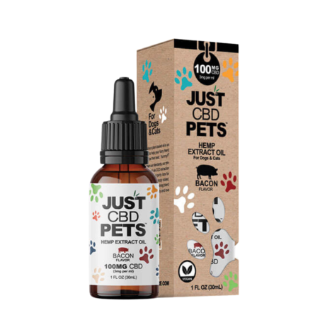 Huile de CBD pour Chien et Chat  Goût Bacon - Just CBD