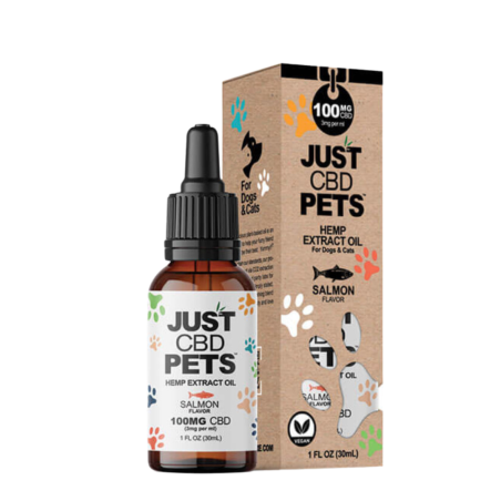 Huile de CBD pour Chien et Chat  Goût Saumon - Just CBD