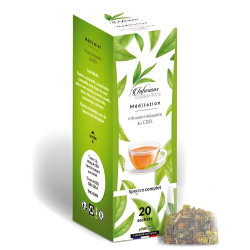 Infusions CBD Spectre Complet – Méditation & Sommeil – Novaloa
