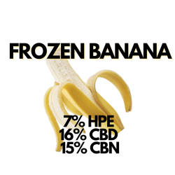 Résine de CBD Frozen Banana 7% HPE – 16% CBD - 15% CBN