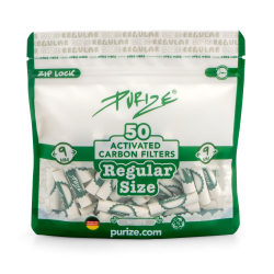 PURIZE - FILTRE CHARBON ACTIF - REGULAR - SACHET DE 50