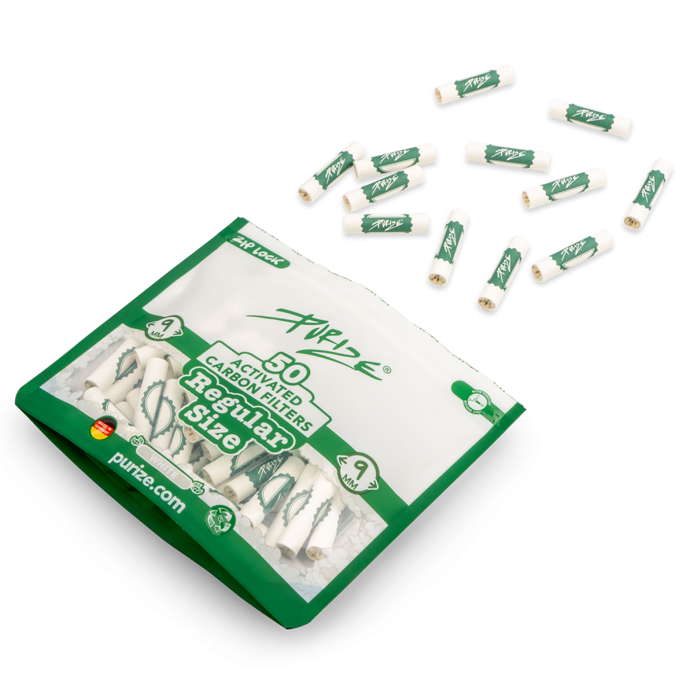 PURIZE - FILTRE CHARBON ACTIF - REGULAR - SACHET DE 50