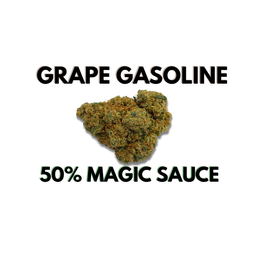 Fleur de CBD Grape Gasoline 50% Magic Sauce