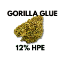 Fleur de CBD puissante Gorilla Glue 12% HPE