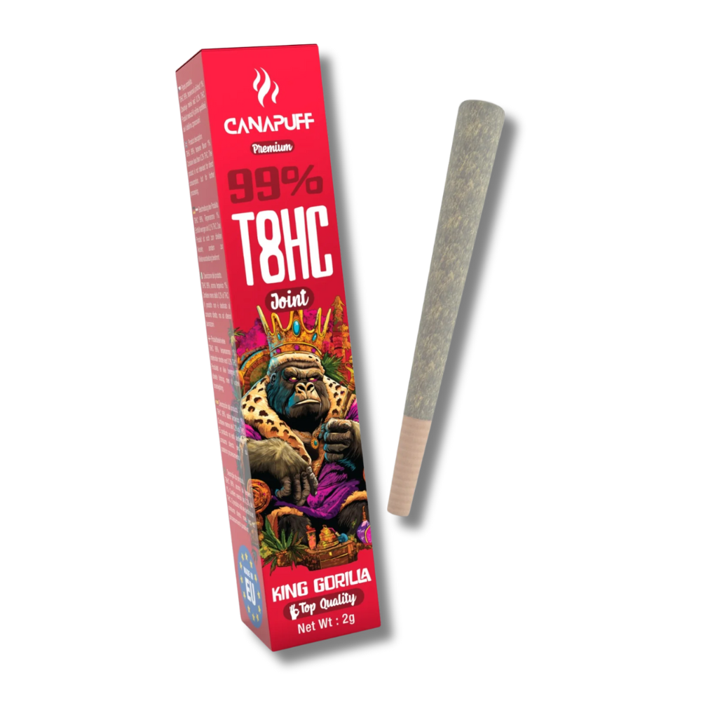 Joint pré-roulé Canapuff T8HC King Gorilla CBD Garden