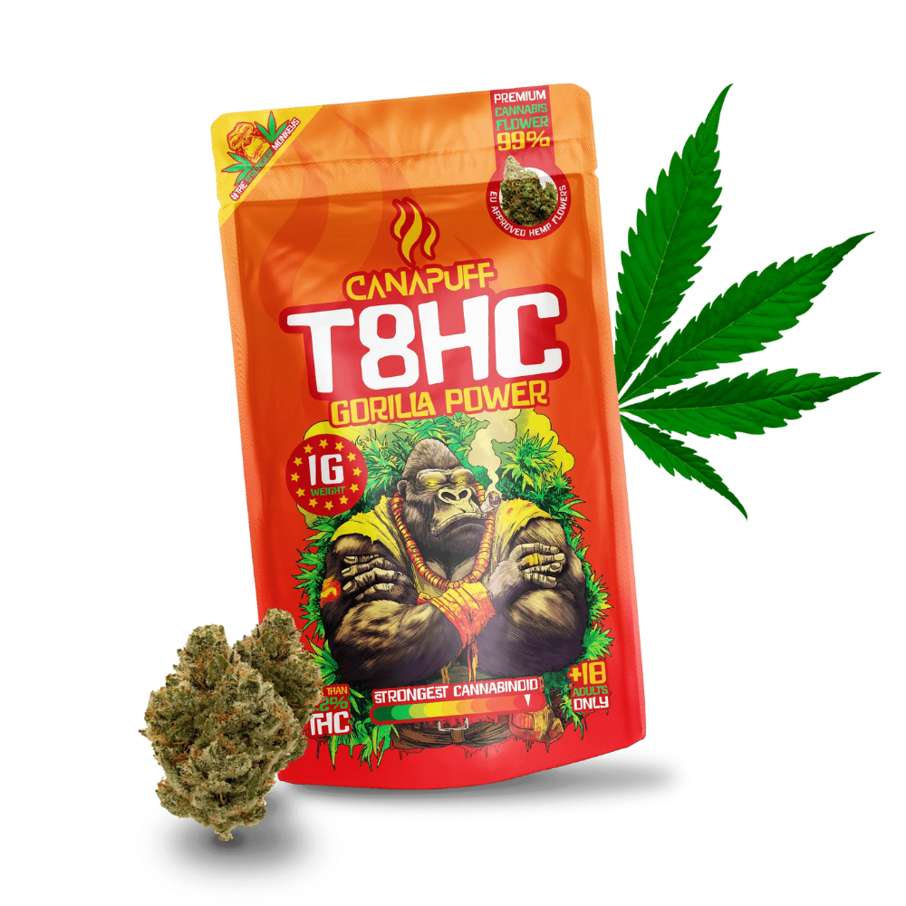 Fleur T8HC Gorilla Power Cannapuff – puissance équilibrée