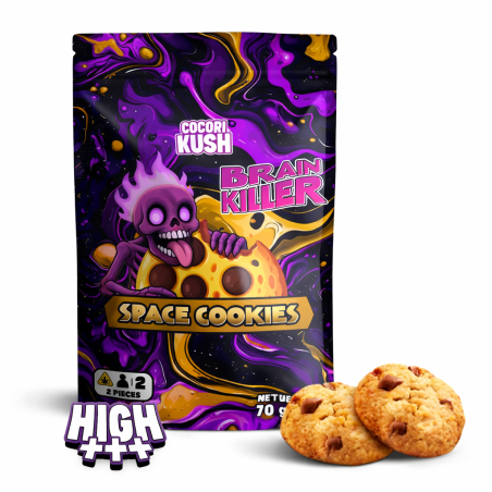 Space Cookies Delta-9 THC 14mg Brain Killer – cookie THC puissant CBD Garden